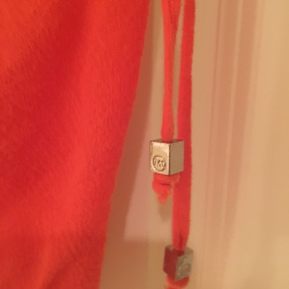 Preowned Michael Kors sleeveless large orange top - Picture 2 of 4